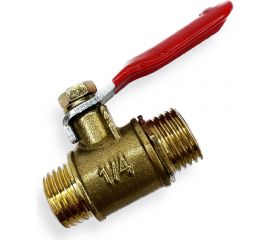 Краник шаровой наружная резьба 1/4" (латунь) ARMA BV M1/4-M1/4 