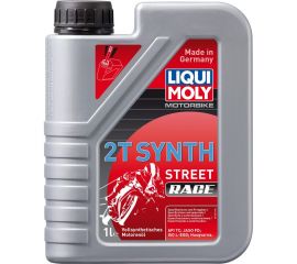 Синтетическое моторное масло 2T Synth Street Race TC 1 л, для 2-тактных мотоциклов Motorbike LIQUI MOLY 1505 