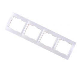 Четырехпостовая горизонтальная белая рамка TDM Таймыр SQ1814-0030 