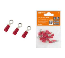 Наконечник НКИ TDM 1,25-4 кольцо 0,5-1,5мм 20шт SQ0568-0001 