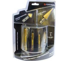 Набор ступенчатых метчиков и сверл Forsage 6 предметов 49037 F-44731 