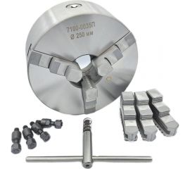 Патрон токарный 3-х кулачковый 250 мм TORNERI 7100-0035П 045385 