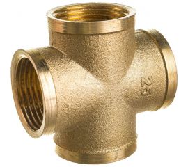 Крестовина LEXLINE 1 вн/вн/вн/вн., латунь 25 Украина 516616 