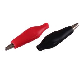 Зажим крокодил в изоляторе REXANT длина 46 мм, ток 5A, 2 шт 16-0002-9 