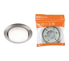 Встраиваемый светильник TDM СВ 01-06, GX53, 220В, 50Гц, сатин/никель SQ0359-0060 