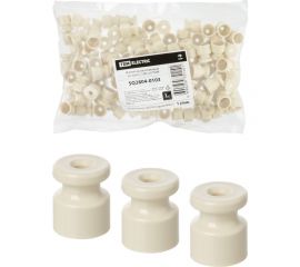 Изолятор TDM пластиковый, слоновая кость, 100 штук SQ2804-0103 
