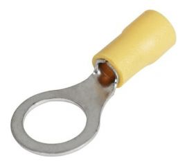 Кольцевой изолированный наконечник HLT НКИ 5.5-6 кольцо 4-6 мм желтый упаковка 100 шт 084-04-11,084-04-011 4670042790823 
