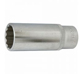 Головка свечная, магнитная 12 гранная, 3/8"", 14 мм, 70 мм FORCE 807314M 