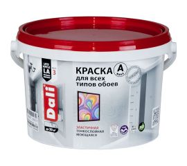 Акриловая краска DALI ДЛЯ ОБОЕВ База А 2,5 Л 1 высокотиксотропная 15710 
