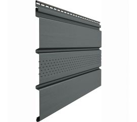 Софит с центральной перфорацией Docke Premium графит PSTT-1086 