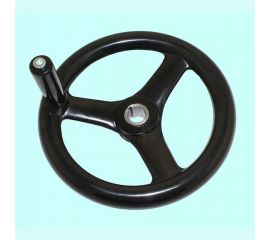 Маховик TLX 100x12x29x4мм DxdxHxb с 3-мя спицами, бакелит с ручкой 65917 