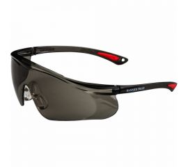 Защитные открытые очки РОСОМЗ О55 HAMMER PROFI StrongGlass 5-3,1 PC темные 15527 