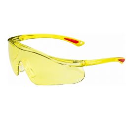 Защитные открытые очки РОСОМЗ О55 HAMMER PROFI StrongGlass 2-1,2 PC желтые 15557 