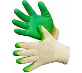 Хлопковые перчатки с двойным латексным покрытием Факел 10 пар 87467900 