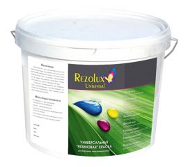 Резиновая краска Резолюкс Universal 14 кг белый 9016 1487 