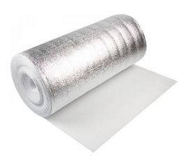 Вспененный полиэтилен ламинированный лавсаном КОРДЛЕНД рулон 1,2x15 м толщина 10 мм NPE-00003 