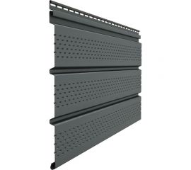Перфорированный софит Docke Premium графит PSTR-1086 