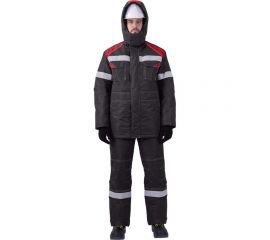 Зимний костюм ГК Спецобъединение СТАРАТЕЛЬ серый/красный Кос 203/96/182 