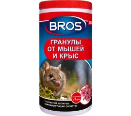 Гранулы от мышей и крыс BROS 250 г 700141 