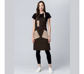 Универсальный фартук с грудкой Факел Крафт, коричневый/бежевый 87478104 