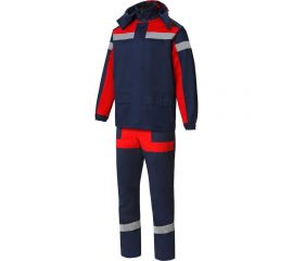 Костюм СОЮЗСПЕЦОДЕЖДА Континент с СВП темно-синий/красный, р. 52-54, рост 170-176 0480019601038 