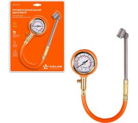 Стрелочный профессиональный манометр Airline 10 АТМ APR-M-03 