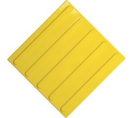 Тактильная плитка PALITRA TECHNOLOGY полоса 50245-1-PVC-300x300x4-Y-VI 
