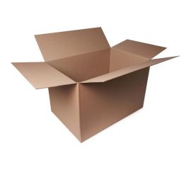 Картонная коробка ВОЛГА ПОЛИМЕР, гофрокороб 4-х клапанный, 70x50x50 см, Т-24, профиль В, бурый, 10 шт. Т555 