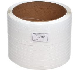 Лента Кордленд ПП 12x0,5x0,5км (120кгс) белый, М/ПА PP-00715 