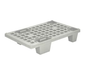 Перфорированный паллет на ножках Тара.ру серый, 600х400х130 мм 15552 