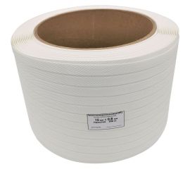 Упаковочная ПП лента FLAGMAN TOOLS 15x0,8 мм x 500 м, белая PM00100280 