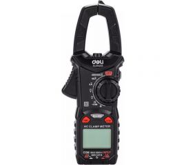 Токоизмерительные цифровые клещи DELI DL334203, раскрытие клещей 30 мм, CAT III 600В, 600А, 40 мОм 102980 