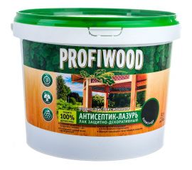 Водно-дисперсионный антисептик-лазурь PROFIWOOD (декоративный; атмосферостойкий; палисандр; 2.5 кг) 70024 