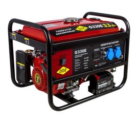 Бензиновый генератор DDE G330E 1ф 3,0/3,3 кВт бак 15 л двигатель 7 лc эл. старт 792-551 