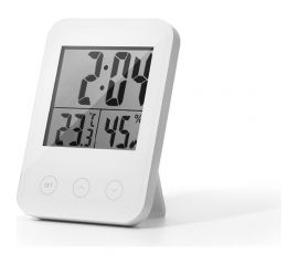 Комнатная метеостанция с часами и датчиком влажности Halsa HLS-E-101 