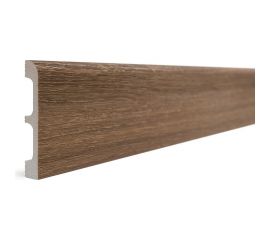 Плинтус напольный ударопрочный влагостойкий (ясень; 80Х13Х2400 мм) Decor-Dizayn 706-92SH 