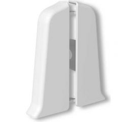 Торцевые заглушки для плинтуса DECONIKA (85 мм; 001-G Белый глянец; 2 шт.) Д-П85-Тп-Ф1 001-G БЕЛ Г 