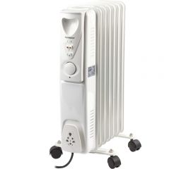 Масляный обогреватель SONNEN DFS-07, 1500 Вт, 7 секций, белый, 453498 