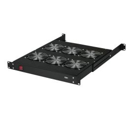 Вентиляторная полка TLK, 19, 1U, 6 вентиляторов, BK TLК-VP6-BK 