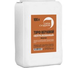 Верховой нейтрализованный торф Сила Суздаля 100 л 4680004062288 