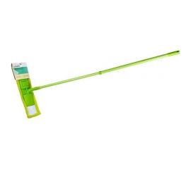 Швабра для пола PERFECTO LINEA Solid с насадкой из микрофибры, зеленая 43-492023 