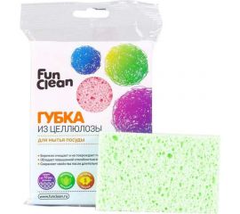 Губка для посуды Fun Clean XL целлюлоза, без фибры, 2 шт. 7774 