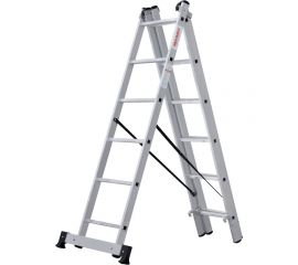 Трехсекционная лестница Новая Высота 3х6 ступеней 1230306 