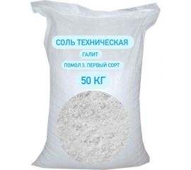 Техническая соль СТД ПетроСтрой галит, помол 3, первый сорт, 50 кг STD_MSK_00040 