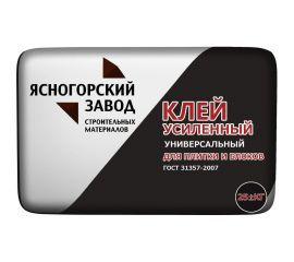 Универсальный усиленный клей для плитки и блоков ЯЗСМ 25 кг 4640013520193 