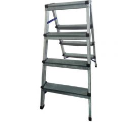 Двухсторонняя алюминиевая стремянка LWI 4 ступени LWI44А 