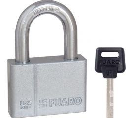Навесной замок Fuaro PL-2560 60 мм 4 фин. кл. БЛИСТЕР 26395 