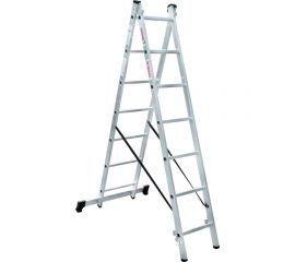 Двухсекционная лестница Новая Высота 2х7 ступеней 1220207 