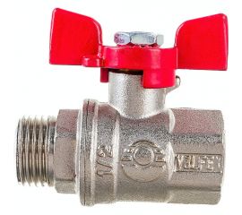 Шаровой кран VALFEX PREMIUM для воды, 1/2"" ВР/НР, бабочка VF.218.NB1.012.PREMIUM 