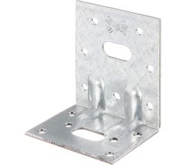 Усиленный перфорированный уголок GAH ALBERTS оцинкованный, 50х77х64х2 мм 335717 